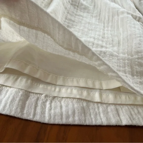 ZARA | NWT Ivory LINED gauze bow dress size 3Y - Picture 5 of 5